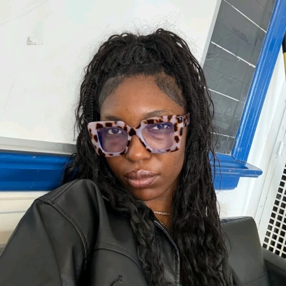 NEW Multicolor Spotted Oversize Fashion Glasses
